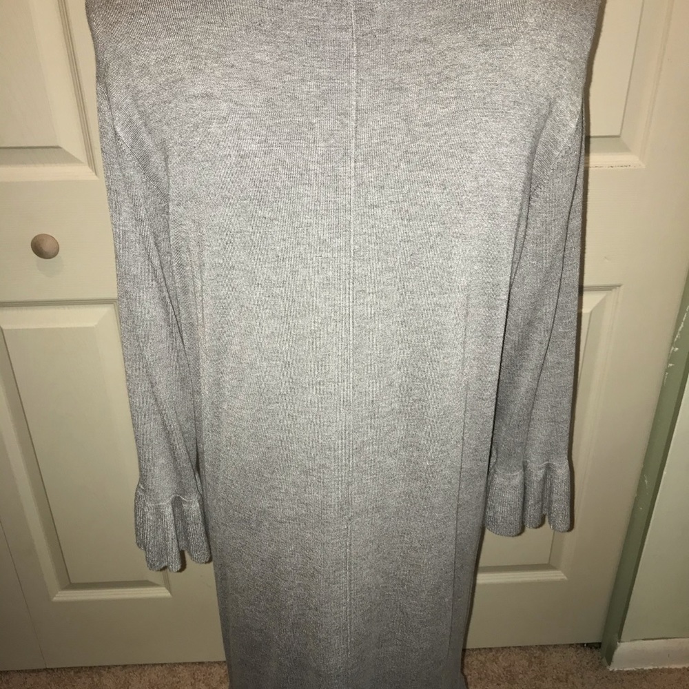 Grey sweater dress - Picture 2 of 5